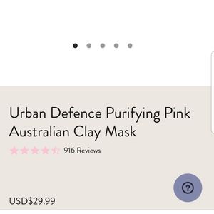 Purifying Pink Australian Clay Mask